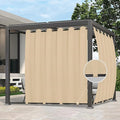 Easy-Going Outdoor Curtains for Patio 1 Panel, 110x96 inch, Weatherproof by Easy-Going