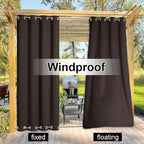 NICETOWN Outdoor Curtain 95 Long - Image 8