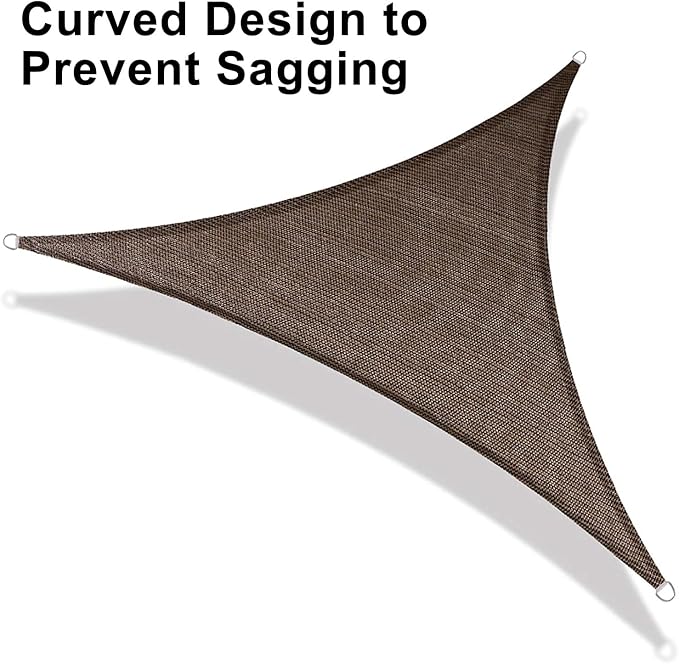 LOVE STORY Custom Size 17' x 17' x 17' Sun Shade Sail - Image 6