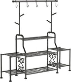 GIOTORENT 3-Tier Tall Metal Plant Stand Indoor Outdoor - Image 7