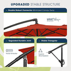 wikiwiki 10ft Patio Umbrella - Image 4