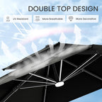 10x10 FT Outdoor Cantilever Patio Umbrella - Image 7