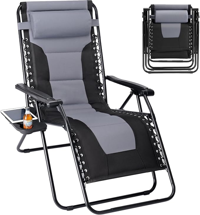 Zero Gravity Lawn Chairs, Oversized Padded Outdoor Chairs by ALPEN