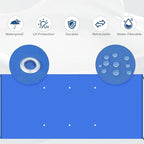 17' x 6.8' Waterproof Pergola Canopy Replacement Cover, Royal Blue | Waterproof - Image 5