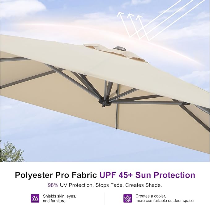 PURPLE LEAF Patio Umbrella - Image 4