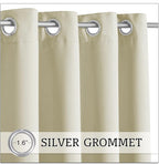 RYB HOME Outdoor Curtains for Patio Waterproof, Windproof - Image 7