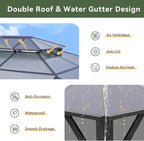 Aoxun 12'x16' Hardtop Gazebo - Image 7