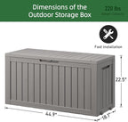 Outdoor Storage Waterproof Deck Box - Image 2