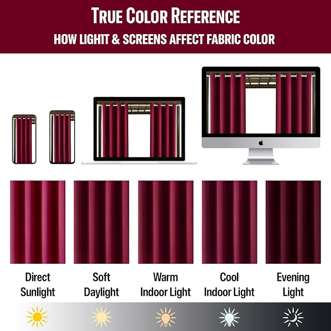 Waterproof Outdoor Curtain W52 x L63 - Image 6