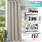 NICETOWN 2 Panels Patio Curtains - Image 6