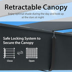 Tangkula 10x13 Ft Pergola, Heavy-Duty Aluminum Outdoor Pergola - Image 3