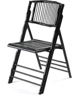 VINGLI Bamboo Folding Chair, Foldable Dining Wood Chairs Comfortable Seat by VINGLI