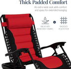 Best Choice Products Oversized Padded Zero Gravity Chair, Folding Outdoor Patio - Image 5