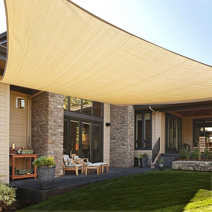 LOVE STORY 20' x 26' Rectangle Sun Shade Sail by LOVESTORY