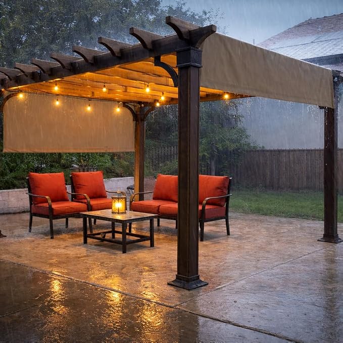 Alion Home Waterproof Pergola Cover - Image 6