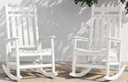 SERWALL Outdoor Rocking Chair Set of 2, Oversized Rocker by SERWALL