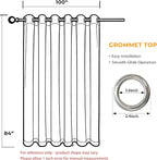 Set of 2 Outdoor Curtains for Patio Waterproof, Breathable Grommet Panels for - Image 8
