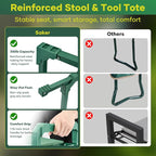 Saker Garden Kneeler and Seat Foldable Gardening Stool - Image 6