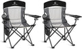 ALPHA CAMP Oversized Fully Padded Camping Chairs by ALPHACAMP