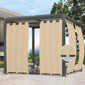 Easy-Going Outdoor Curtains for Patio 1 Panel, 54x84 inch, Weatherproof Privacy by Easy-Going