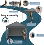 Raynesys 10x10ft Pop Up Canopy Tent - Image 4