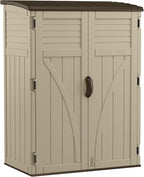 Suncast Outdoor Storage Shed, Water Resistant Resin Vertical Outdoor Storage by Unknown