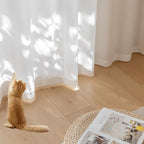 Patio Screen Non-See-Through Outdoor Curtains Waterproof Sheer Lightweight - Image 2