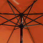 9' Outdoor Patio Umbrella, Outdoor Table Umbrella, Yard Umbrella, Market - Image 3