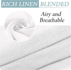 H.VERSAILTEX Outdoor Linen Sheer Curtains - Image 4
