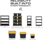 CX 5-Tier Heavy Duty Plastic Storage Shelves - Image 9