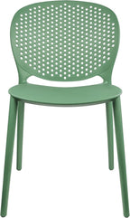 2xhome Set of 3 Patio Dining Chairs | Modern Stackable Outdoor Pool Side Chair - Image 6