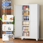 GAIOUS 75'' Tall Metal Garage Storage Cabinet, File Cabinet - Image 3