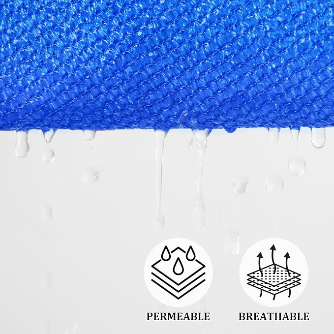 Shade&Beyond Custom Sun Shade Sail 10'x14'x17.2' Triangle Sun Sail Shades Patio - Image 3