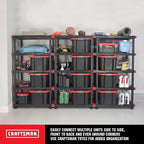 CX Craftsman 5-Tier Heavy Duty Plastic Storage Shelves, Garage Organization | - Image 4