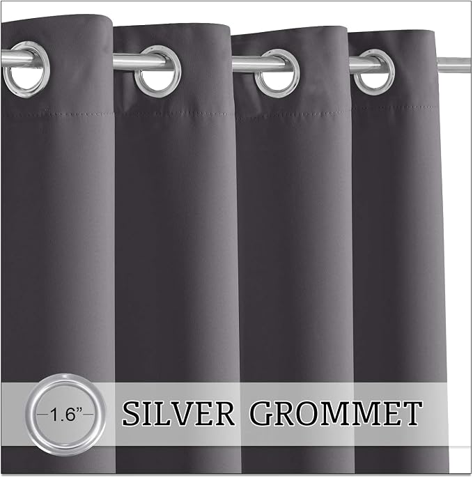 RYB HOME Extra Wide Outdoor Curtains - Image 5
