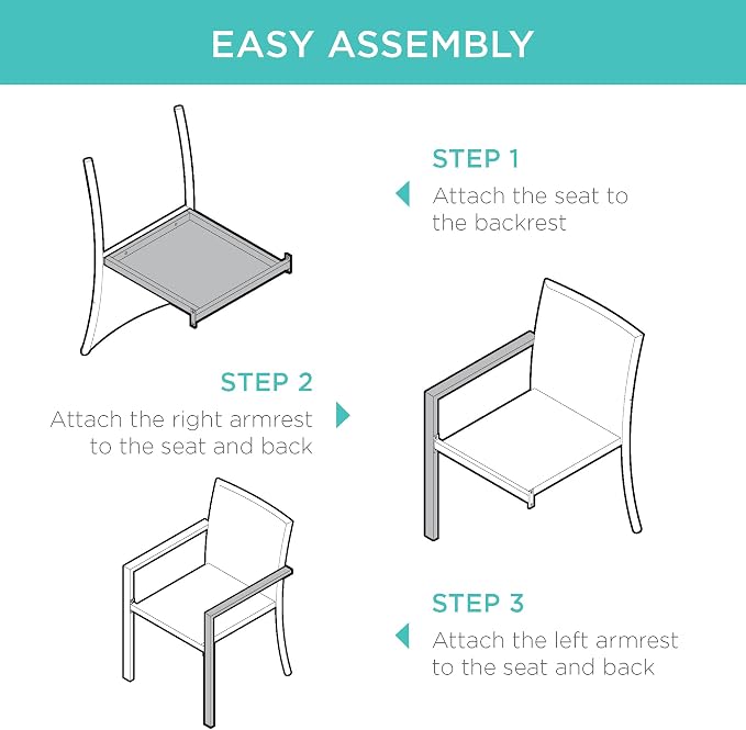 Best Choice Products Set of 2 Stackable Outdoor Wicker Dining Chairs - Image 8