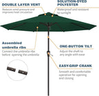 10FT Patio Umbrella, Outdoor Umbrella - Image 2
