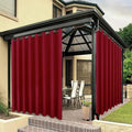 BONZER Extra Wide Waterproof Outdoor Curtains by Bonzer