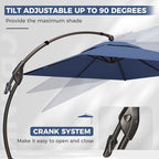 Grand patio 9x12 FT Large Cantilever Umbrella - Image 5