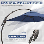 Grand patio 10x13 FT Large Cantilever Umbrella - Image 4