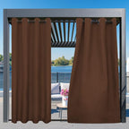 Easy-Going Outdoor Curtains for Patio 1 Panel, 54x84 inch, Weatherproof Privacy - Image 3
