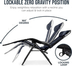 Best Choice Products Oversized Padded Zero Gravity Chair w/Canopy Headrest Cup - Image 7