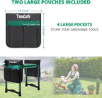 TomCare Garden Kneeler and Seat, 11.12" Kneeling Pad Sturdy Garden Bench | - Image 4