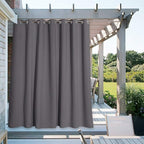 NICETOWN Outdoor Curtain for Patio Waterproof 100'' Width, Patio Privacy Panels - Image 8