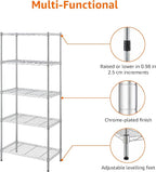 Amazon Basics 5-Shelf Adjustable Storage Shelving Unit - Image 7