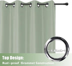 Outdoor Curtains for Patio Waterproof 6 Pcs 54x95 Inch Sage Green | Outsides - Image 4