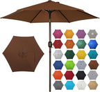 7.5 ft Patio Umbrella, Yard Umbrella, Outdoor Market Umbrella by Blissun