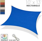 SUNNY GUARD 12' x 12' x 12' Triangle Shade Sail 95% UV Block Outdoor Canopy | - Image 7