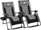 Colegence Oversized Padded Zero Gravity Chairs, 0-170° lock, removable side by ColegenceOutdoor