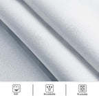 Waterproof Curtains for Patio W52 x L108 Inch Greyish White, 1 Panel | Light - Image 6